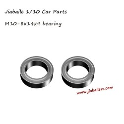 Jiabaile 1/10 RC Car Spare Parts M10 8X14X4 Bearings For 1001 1002 1003 1004