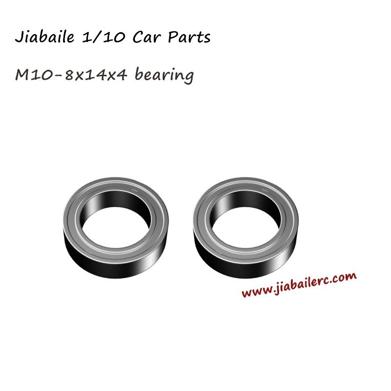 Jiabaile 1/10 RC Car Spare Parts M10 8X14X4 Bearings For 1001 1002 1003 1004
