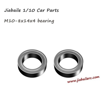 Jiabaile 1/10 RC Car Spare Parts M10 8X14X4 Bearings For 1001 1002 1003 1004