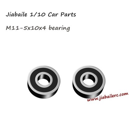 Jiabaile 1/10 RC Car Spare Parts M11 5X10X4 Bearings For 1001 1002 1003 1004