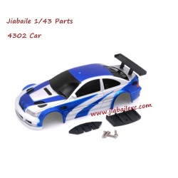 Jiabaile 4302 1/43 Drift Car Parts Body Shell With Front And Rear Fixing Plates