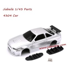 Jiabaile 4304 1/43 RC Drift Car Parts Car Shell With Front And Rear Fixing Plates