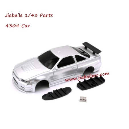 Jiabaile 4304 1/43 RC Drift Car Parts Car Shell With Front And Rear Fixing Plates