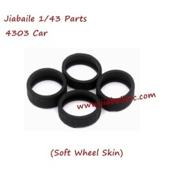 Jiabaile Mini Racing 4303 1/43 RC Drift Car Parts Racing Soft Wheel Skin