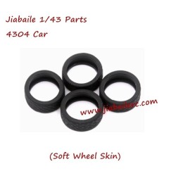 Jiabaile 4304 RC Drift Car Parts Racing Special Soft Wheel Skin Kit