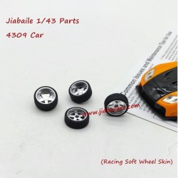Jiabaile 4309 RC Car Parts Wheels Assembly-Racing Wheels