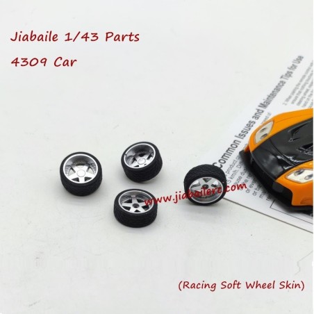 Jiabaile 4309 RC Car Parts Wheels Assembly-Racing Wheels