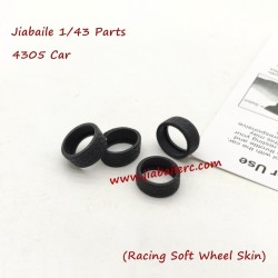 Jiabaile 4305 1/43 RC Car Parts Racing Soft Wheel Skin