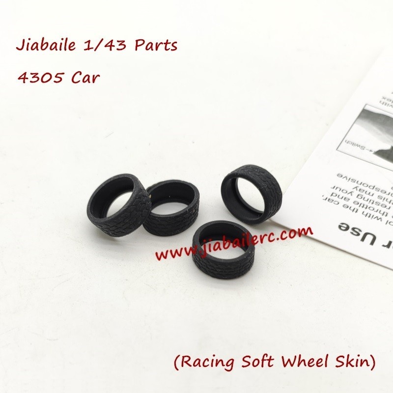 Jiabaile 4305 1/43 RC Car Parts Racing Soft Wheel Skin Jiabaile 4305 1/43 RC Car Parts Racing Soft Wheel Skin