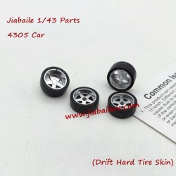 Jiabaile 4305 1/43 RC Drift Car Parts Drift Tires Assembly