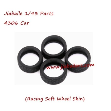 Jiabaile 4306 RC Car Parts Racing Soft Wheel Skin