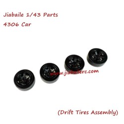 Jiabaile 4306 1/43 RC Car Parts Drift Tires Assembly