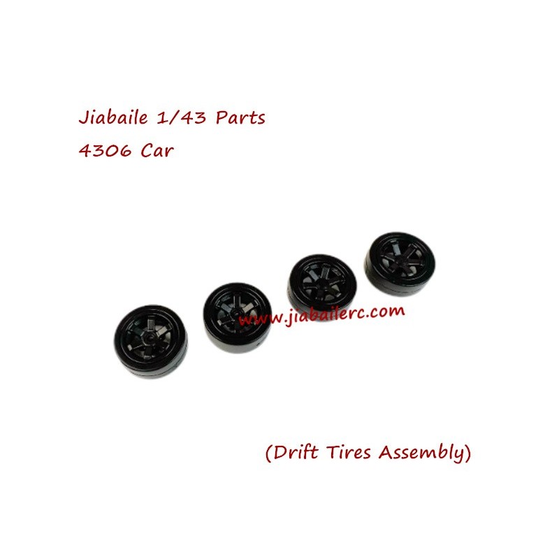 Jiabaile 4306 1/43 RC Car Parts Drift Tires Assembly Jiabaile 4306 1/43 RC Car Parts Drift Tires Assembly