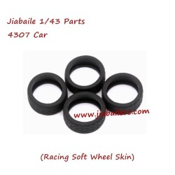 Jiabaile 4307 1/43 Drift Car Parts Racing Soft Wheel Skin