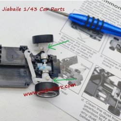 Jiabaile 1/43 RC Drift Car Parts Front Steering Cup For 4301 4302 4303 4304 4305 4306 4307 4308 4309 Mini Cars