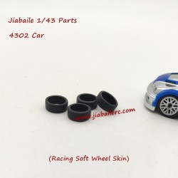 Jiabaile 4302 rc drift car parts racing soft wheel skin