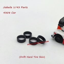 Jiabaile rc car 4308 parts wheels drift hard tire skin