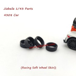 Jiabaile 4308 rc drift car parts tire racing soft wheel skin