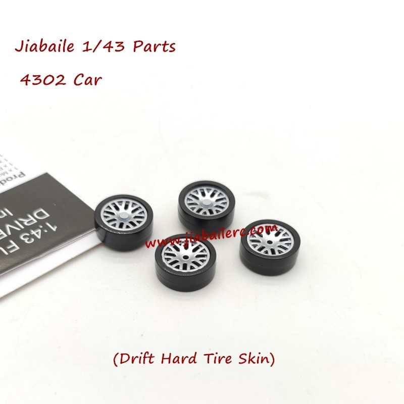 Jiabaile 4302 1/43 Drift Car Parts Drift Tires Assembly Jiabaile 4302 1/43 Drift Car Parts Drift Tires Assembly