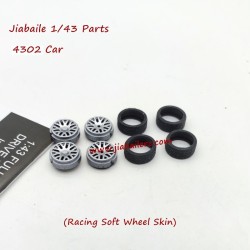 Jiabaile 4302 Parts Wheels Assembly-Soft Wheel Skin