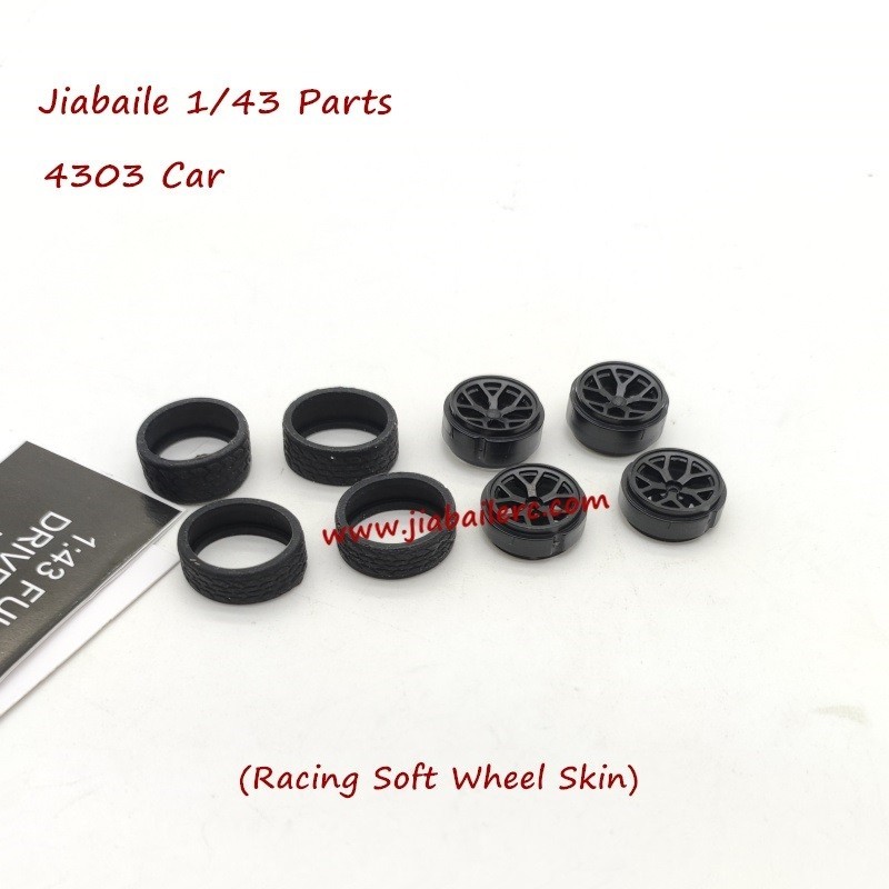 Jiabaile 4303 RC Drift Car Parts Wheels Assembly-Soft Wheel Skin Jiabaile 4303 RC Drift Car Parts Wheels Assembly-Soft Wheel Skin