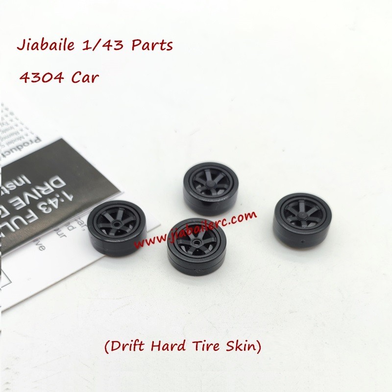 Mini Racing Jiabaile 4304 RC Drift Car Parts Drift Tires Assembly Mini Racing Jiabaile 4304 RC Drift Car Parts Drift Tires Assembly