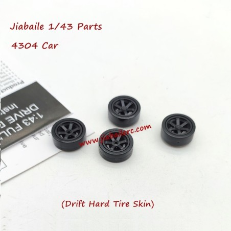Mini Racing Jiabaile 4304 RC Drift Car Parts Drift Tires Assembly