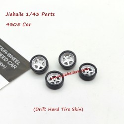 Jiabaile 4305 1/43 RC Drift Car Parts Drift Tires Assembly