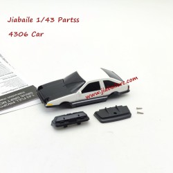 Jiabaile 4306 RC Car Parts Body Shell With Front And Rear Fixing Plates