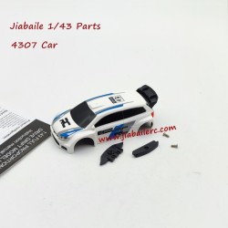 Jiabaile 4307 Drift Car Parts Car Shell, With Front And Rear Fixing Plates