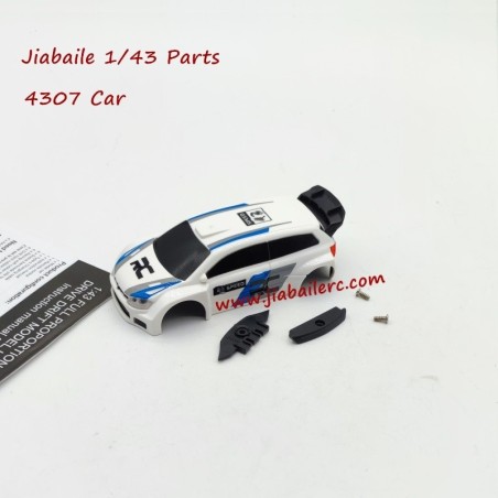 Jiabaile 4307 Drift Car Parts Car Shell, With Front And Rear Fixing Plates