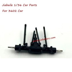Jiabaile 3602 RC Crawler Parts Rear Gearbox Assembly