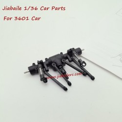 Jiabaile 3601 rc car parts rear gearbox assembly