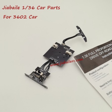 Jiabaile 3602 1/36 RC Car Parts Receiver Board