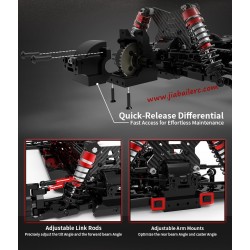 Jiabaile 1001 rc car structure diagram
