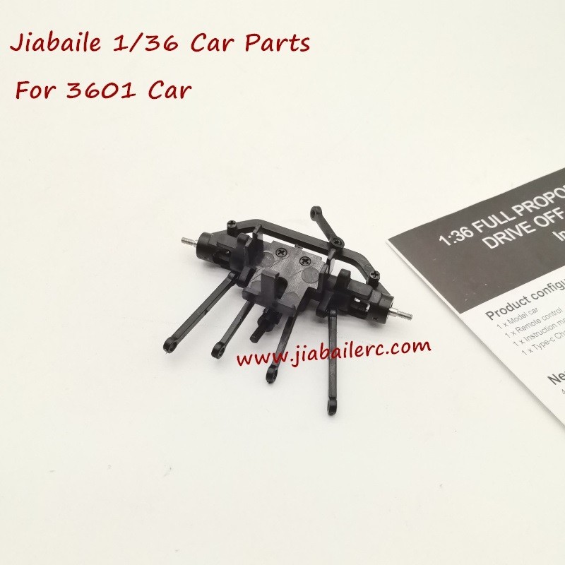 Jiabaile 3601 RC Car Parts Front Gearbox Assembly With Out Shock