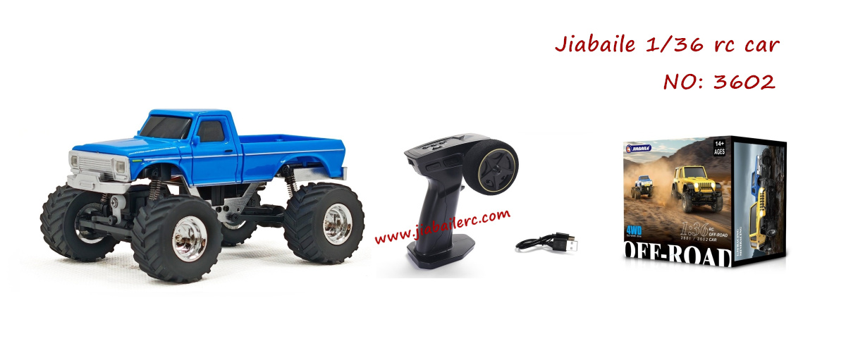Jiiabaile 3602 1:36 rc pickup climbing vehicle
