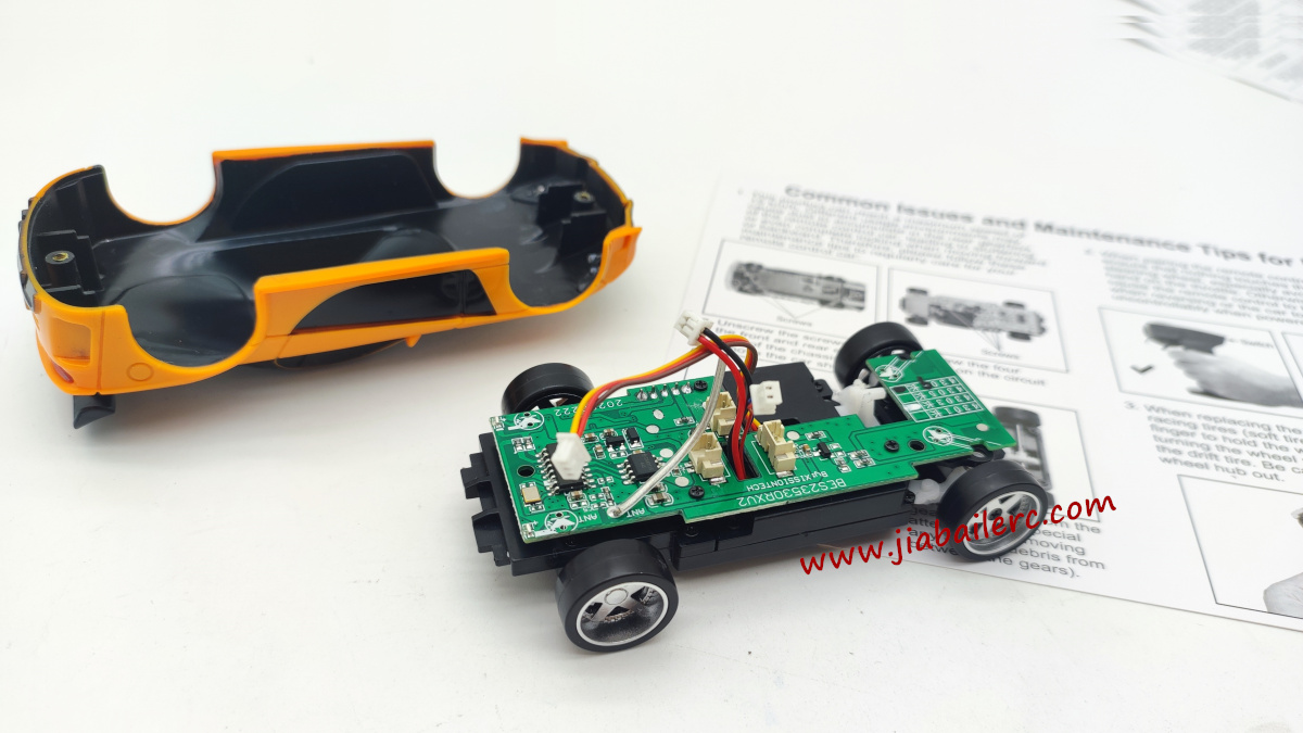 Mini Racing Jiabaile 4309 1:43 2.4G Drift Car Internal Components
